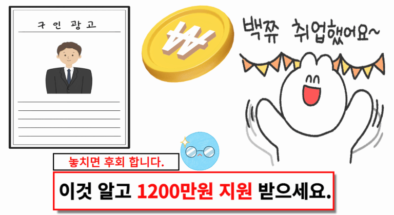 이것 알고 1200만원 지원 받으세요.