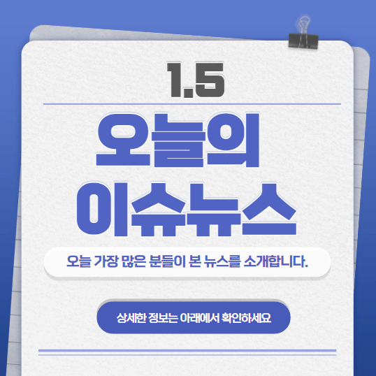 1.5 오늘의 인기 급상승 뉴스