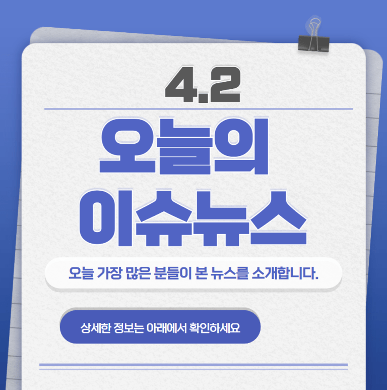 4.2 오늘의 인기 급상승 뉴스