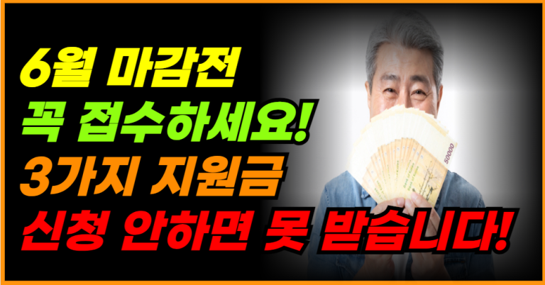 “2024년 여름, 놓치면 안 되는 지원금 혜택 3가지”