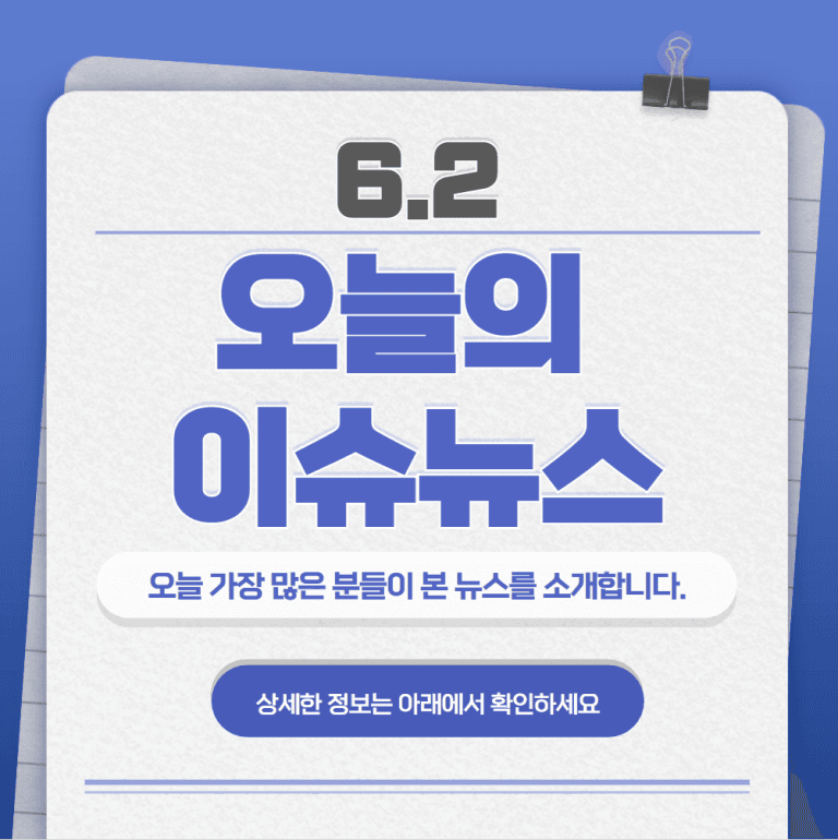 6.2 오늘의 인기 급상승 뉴스