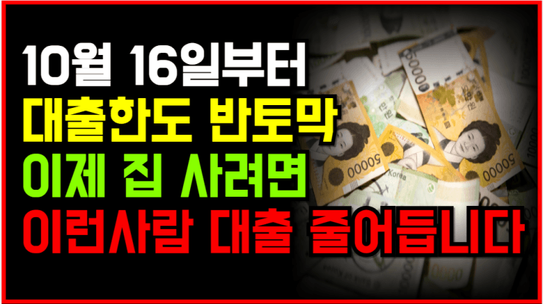 1주택자도 전세대출 제한…수도권 DSR 강화 이렇게 바뀝니다!